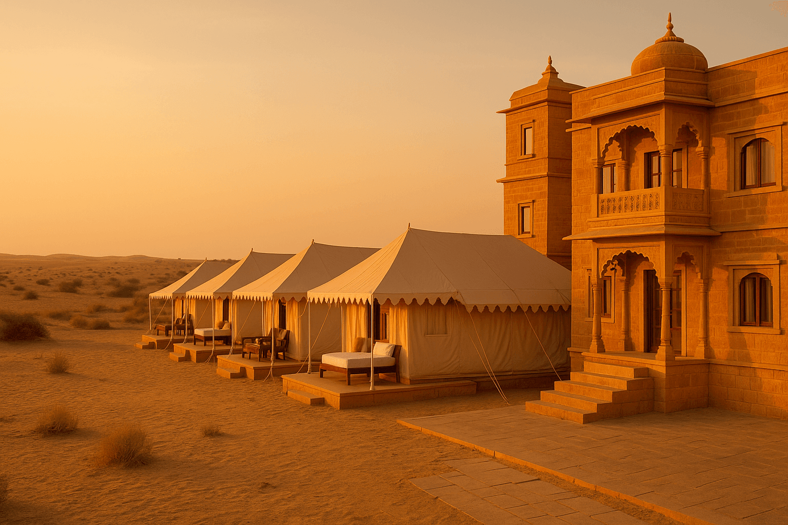 Best Honeymoon Hotel and Desert Camp Package in Jaisalmer — Jaisalmer travel photo