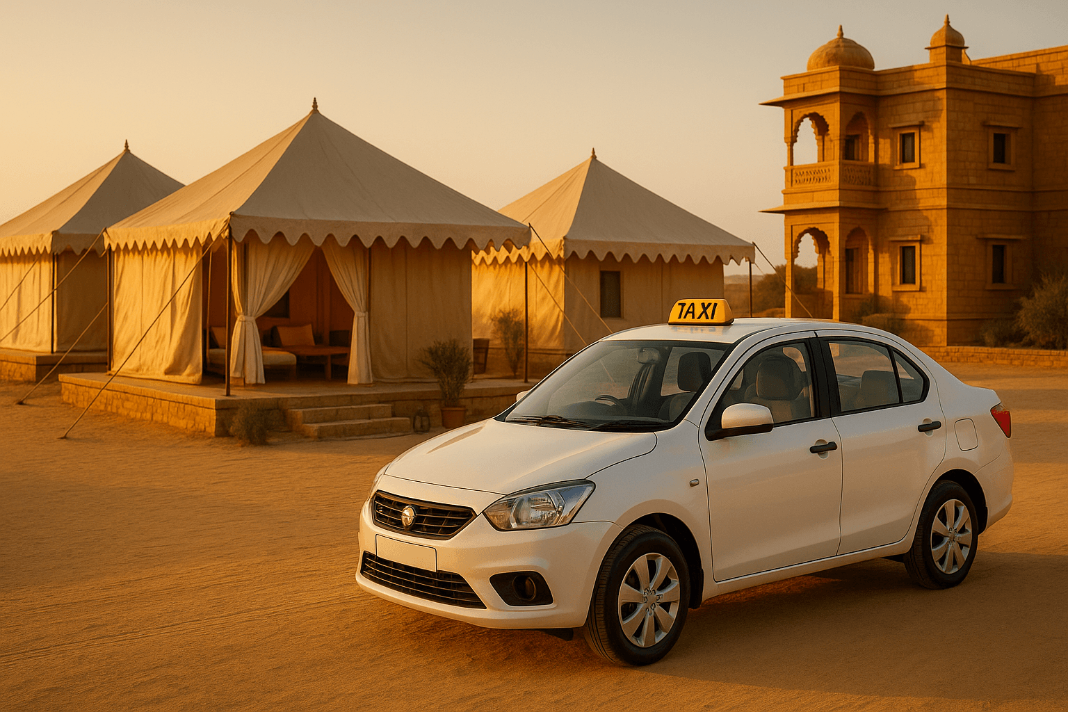 Fixed-Price Taxi for Jaisalmer City Sightseeing: Your Convenient Travel Solution — Jaisalmer travel photo