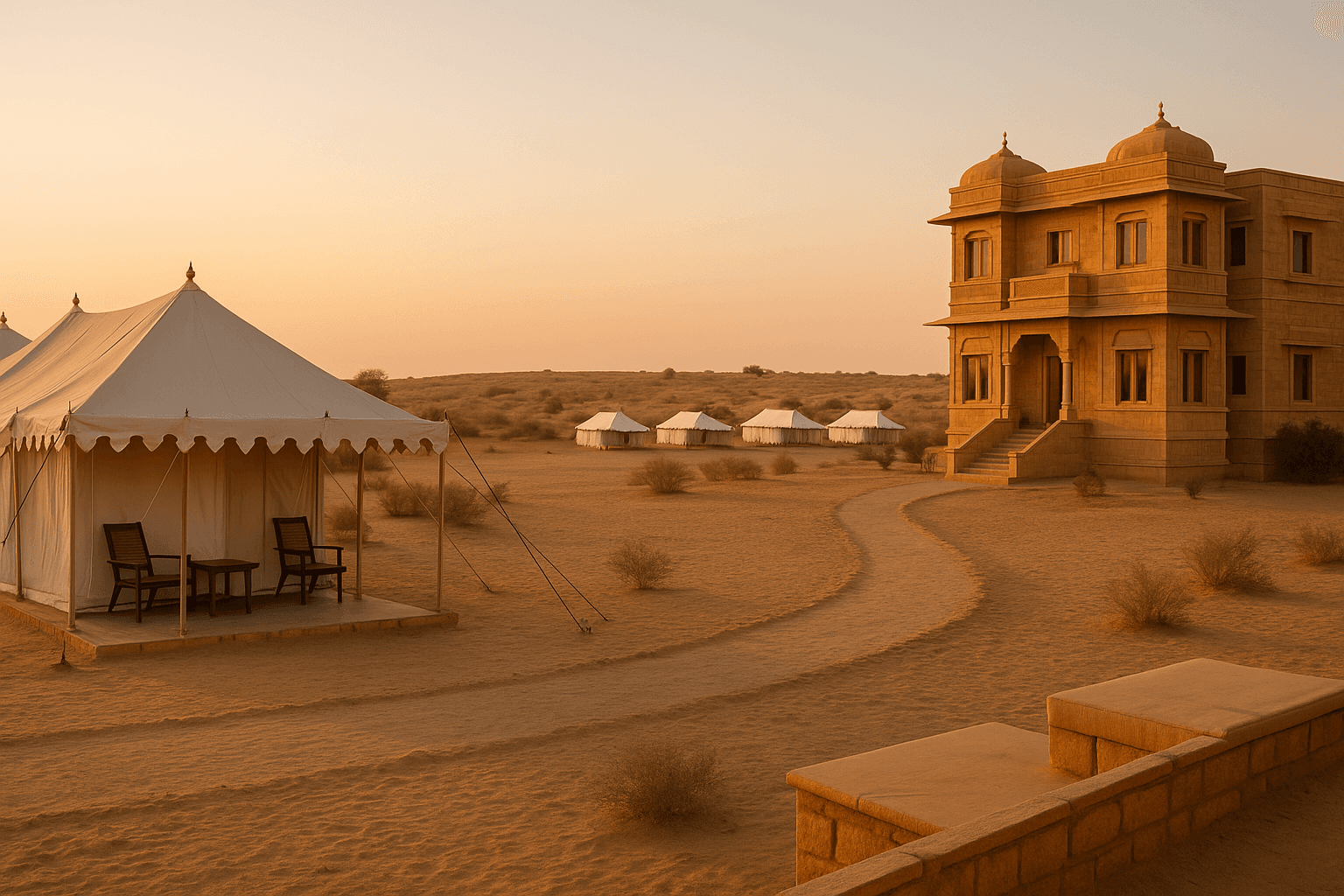 Plan Your Jaipur to Jaisalmer Trip with Hotel and Overnight Camp — Jaisalmer travel photo