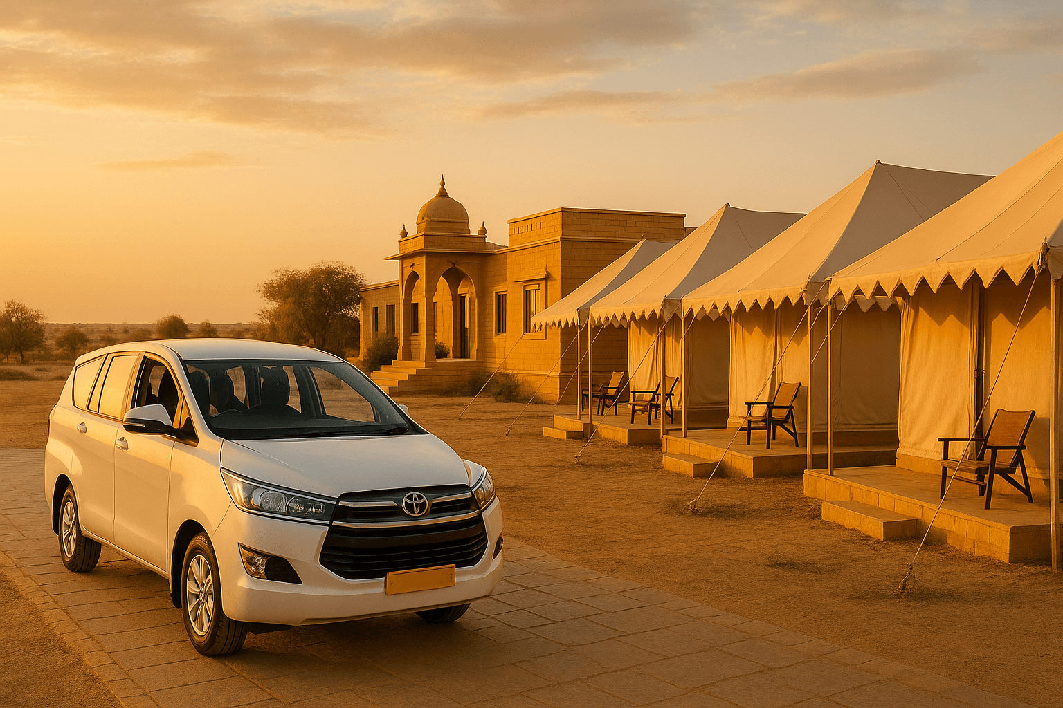 Convenient Jaisalmer Railway Station Cab to Hotel or Desert Camp — Jaisalmer travel photo