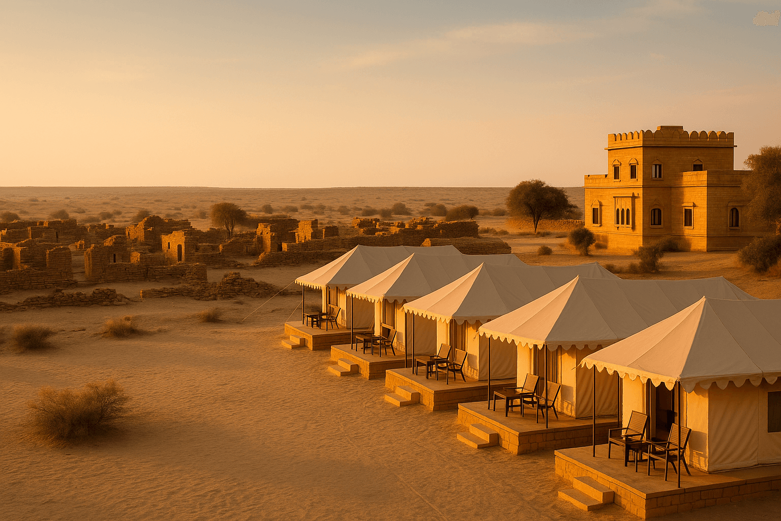 Kuldhara Village Visit with Overnight Desert Camp Stay — Jaisalmer travel photo