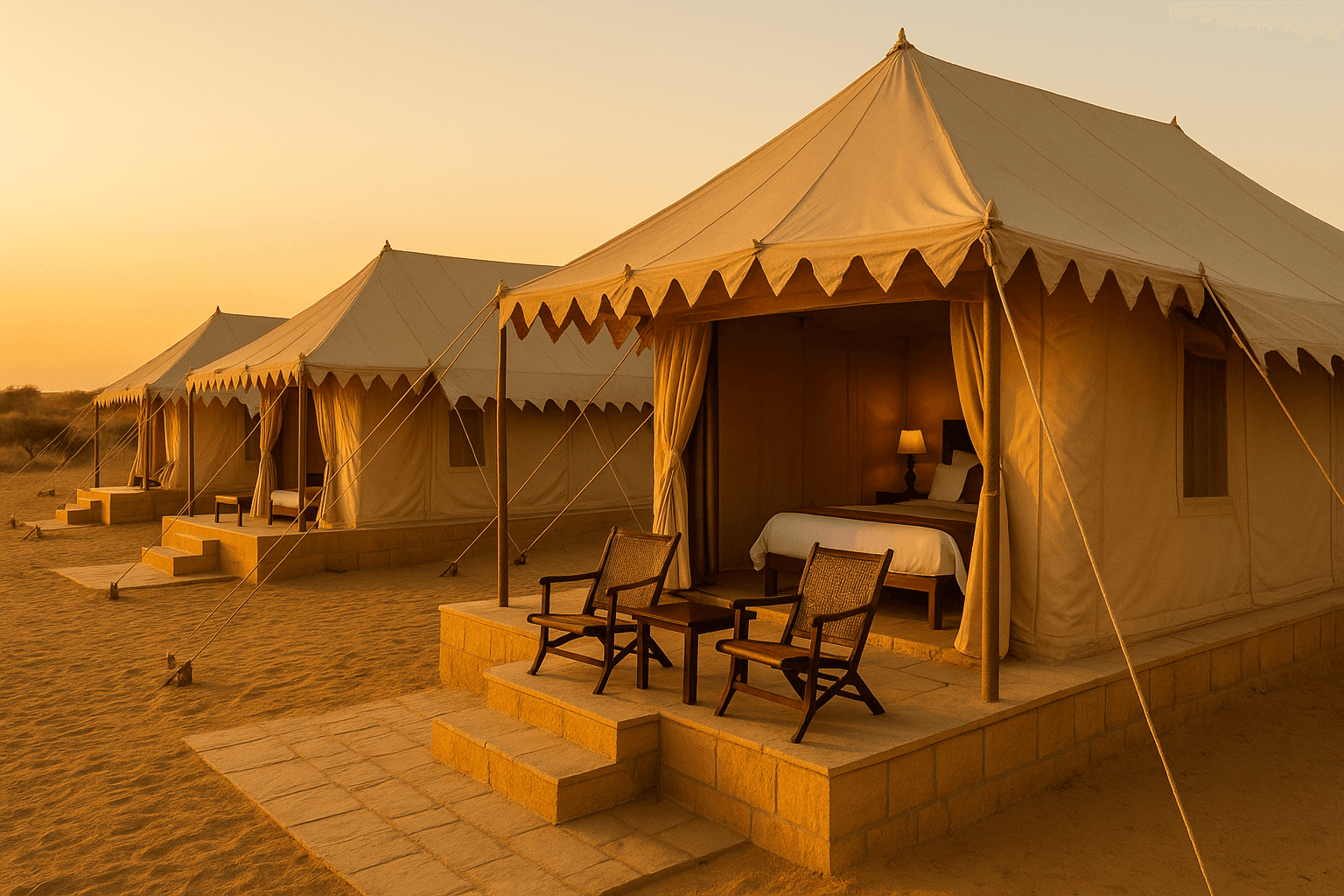 What is Included in a Thekhadeen Desert Camp Package — Jaisalmer travel photo